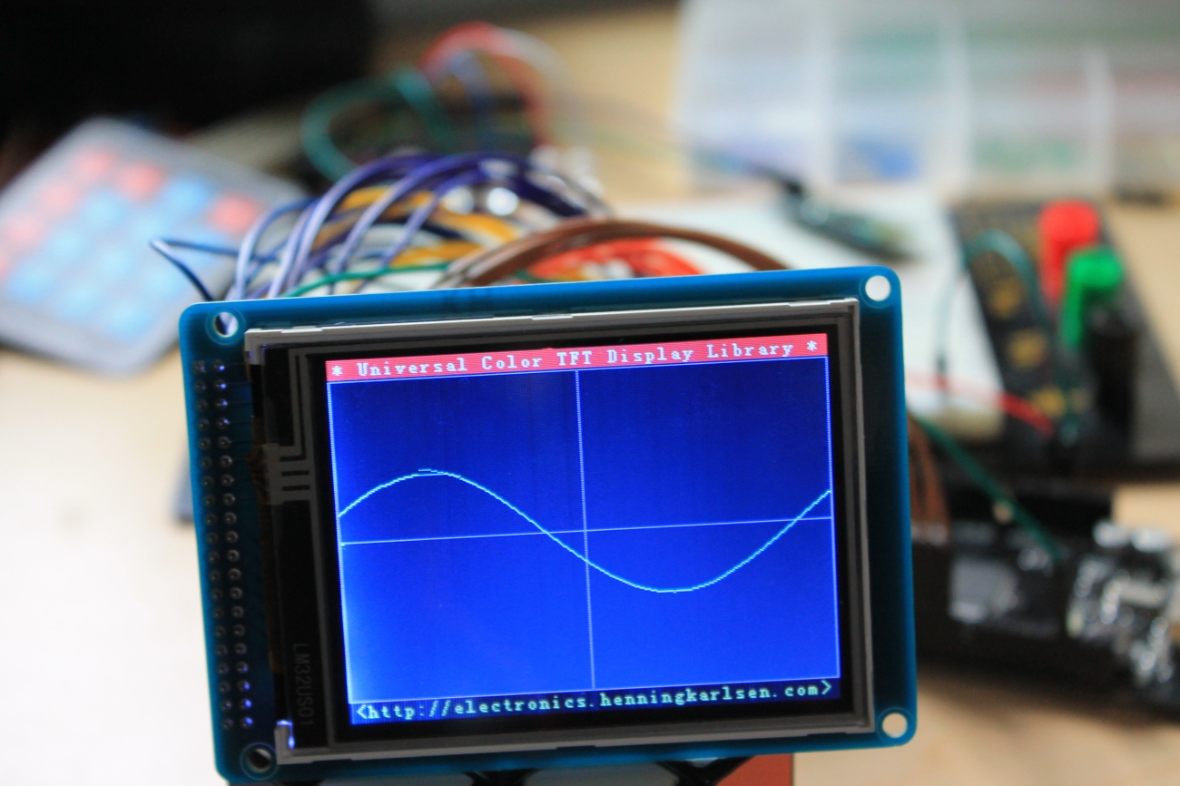 Using a 3.2" TFT Display with Arduino.